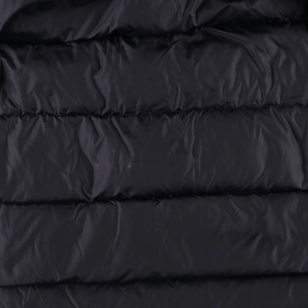 00'S Eddie Bauer goose down jacket, men's size L Nylon black type Vintage Second Hand
