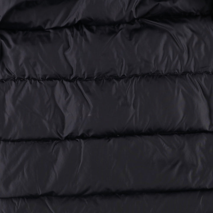 00'S Eddie Bauer goose down jacket, men's size L Nylon black type Vintage Second Hand