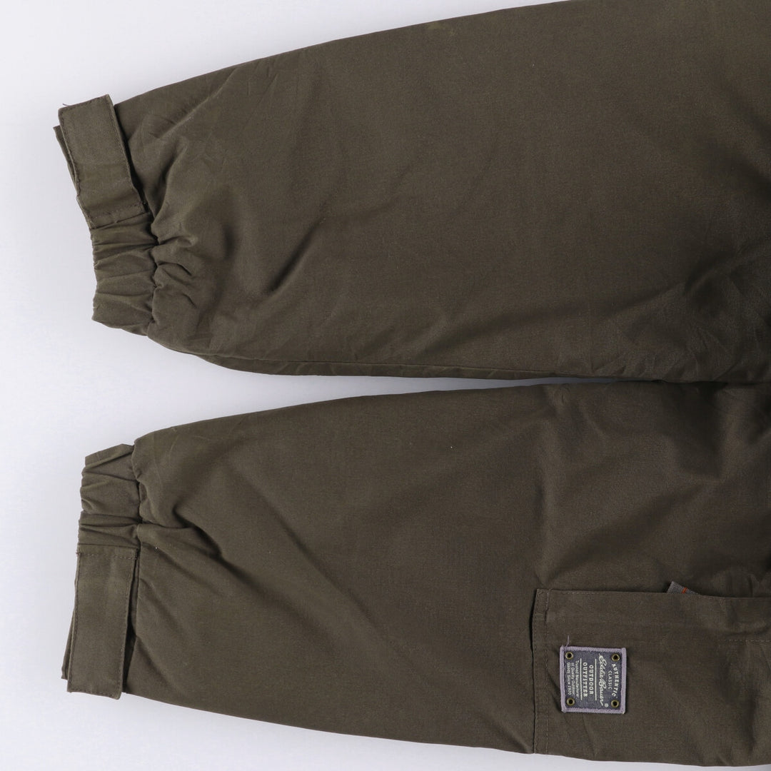 Eddie Bauer WEATHEREDGE Goose Down Jacket, Men's Size L polyester Khaki type Vintage Second Hand