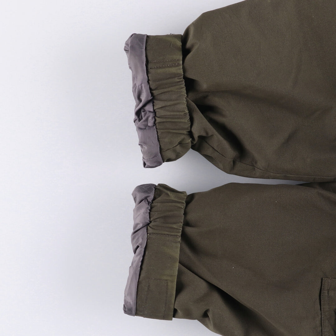 Eddie Bauer WEATHEREDGE Goose Down Jacket, Men's Size L polyester Khaki type Vintage Second Hand