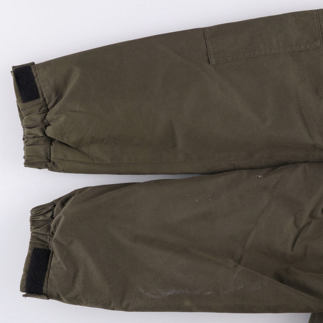 Eddie Bauer WEATHEREDGE Goose Down Jacket, Men's Size L polyester Khaki type Vintage Second Hand