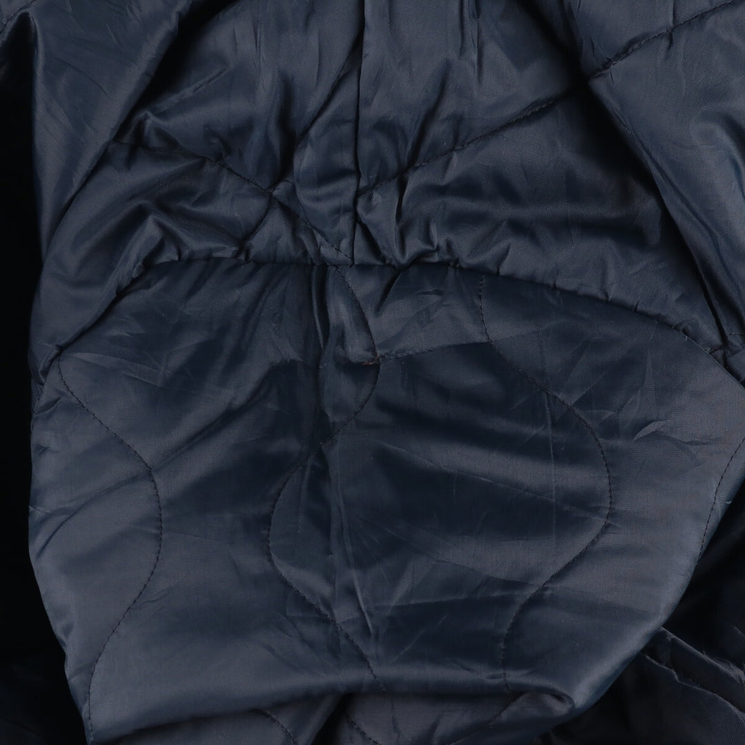 Vintage 1970s-1980'S Timber King B-15 style military flight jacket with stars and stripes, padded, size L, men's unclear navy blue type Vintage Second Hand