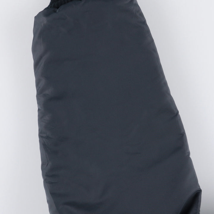 Vintage 1970s-1980'S Timber King B-15 style military flight jacket with stars and stripes, padded, size L, men's unclear navy blue type Vintage Second Hand