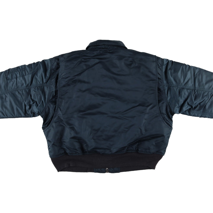 Civilian Shot SCHOTT CWU-45 Nylon navy blue type Vintage Second Hand