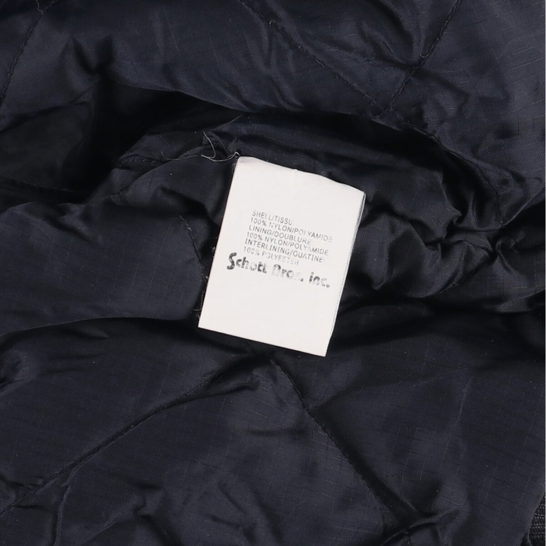 Civilian Shot SCHOTT CWU-45 Nylon navy blue type Vintage Second Hand