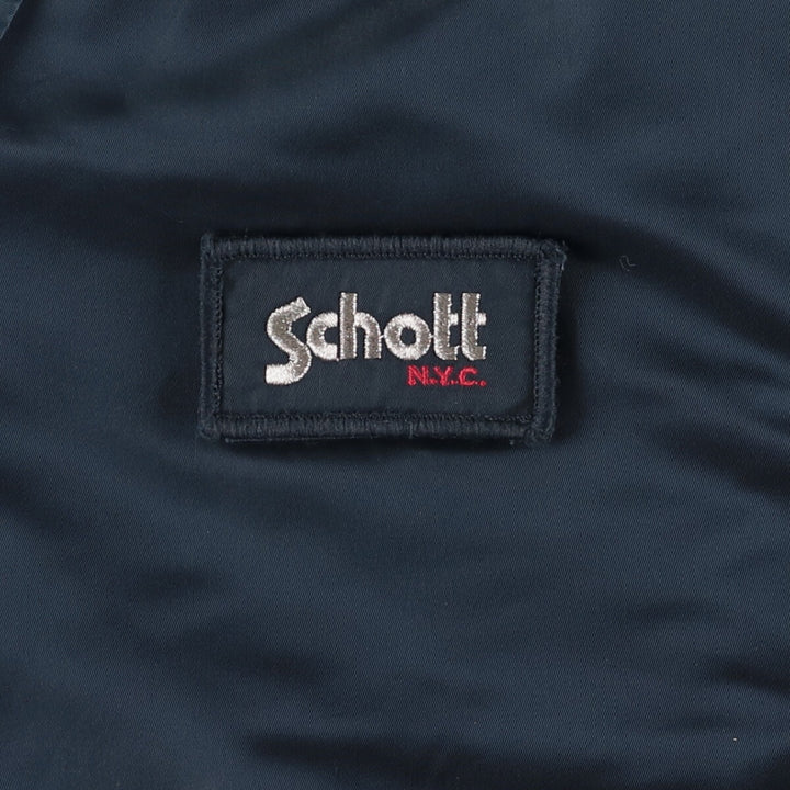 Civilian Shot SCHOTT CWU-45 Nylon navy blue type Vintage Second Hand