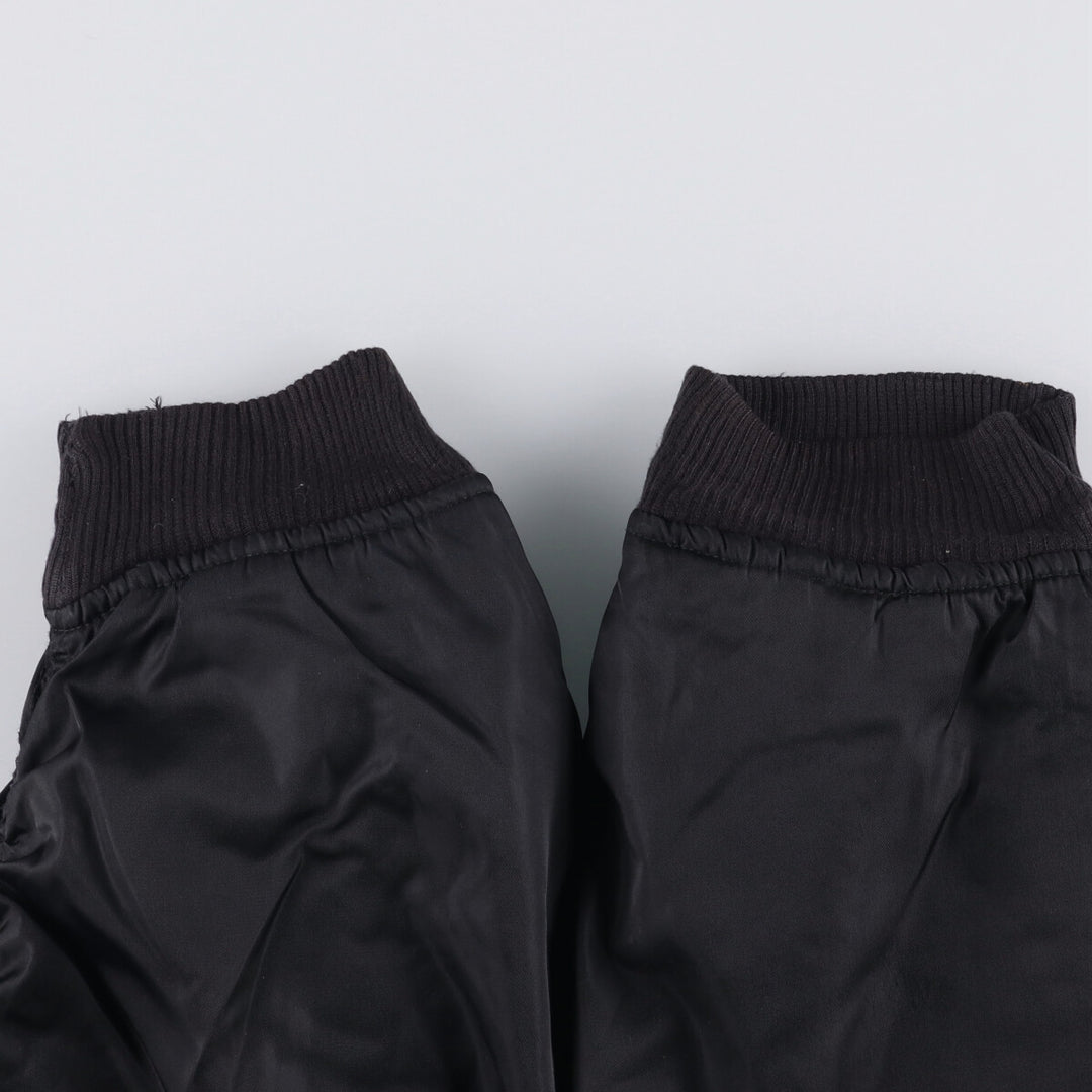 ZOLDER MA-1 Type Military Flight Jacket, Men's Size L Nylon black type Vintage Second Hand