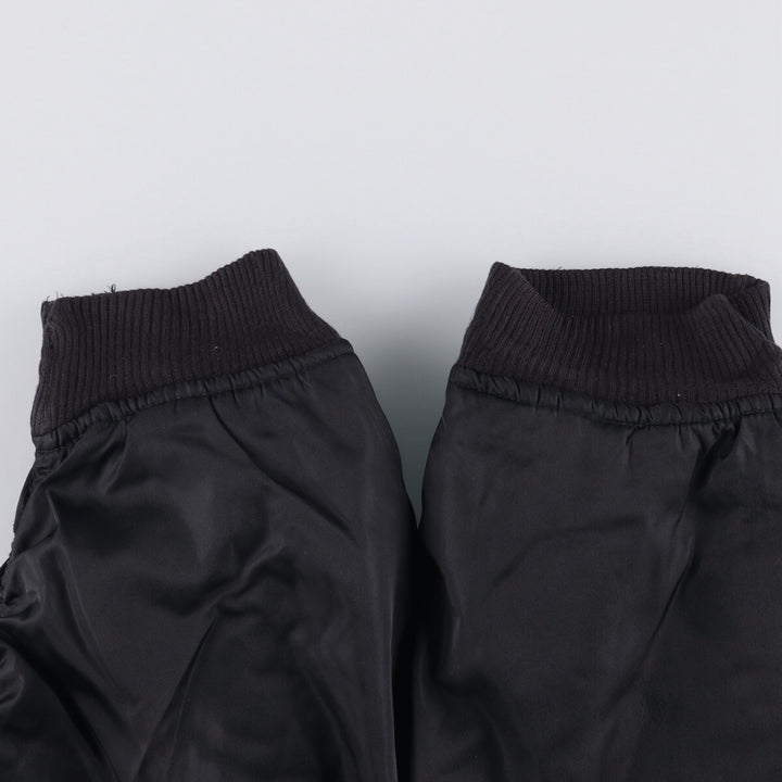 ZOLDER MA-1 Type Military Flight Jacket, Men's Size L Nylon black type Vintage Second Hand