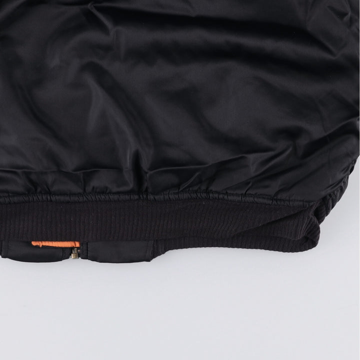 ZOLDER MA-1 Type Military Flight Jacket, Men's Size L Nylon black type Vintage Second Hand