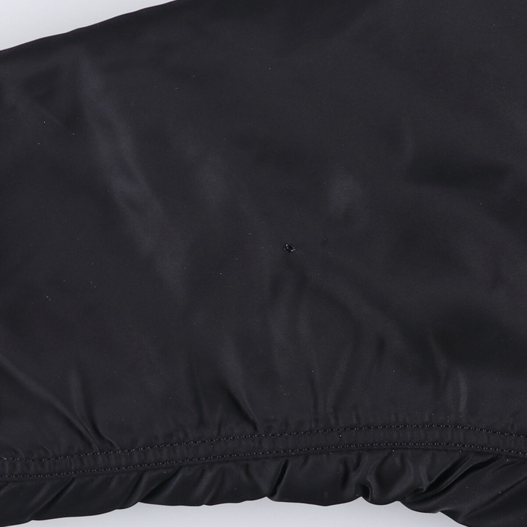 90'S civilian Alpha MA-1 style padded military flight jacket, men's size small, vintage Nylon black type Vintage Second Hand