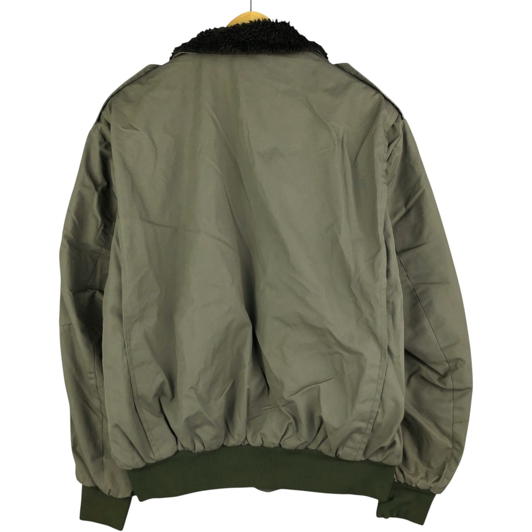 Military flight jacket, men's size L unclear Khaki type Vintage Second Hand
