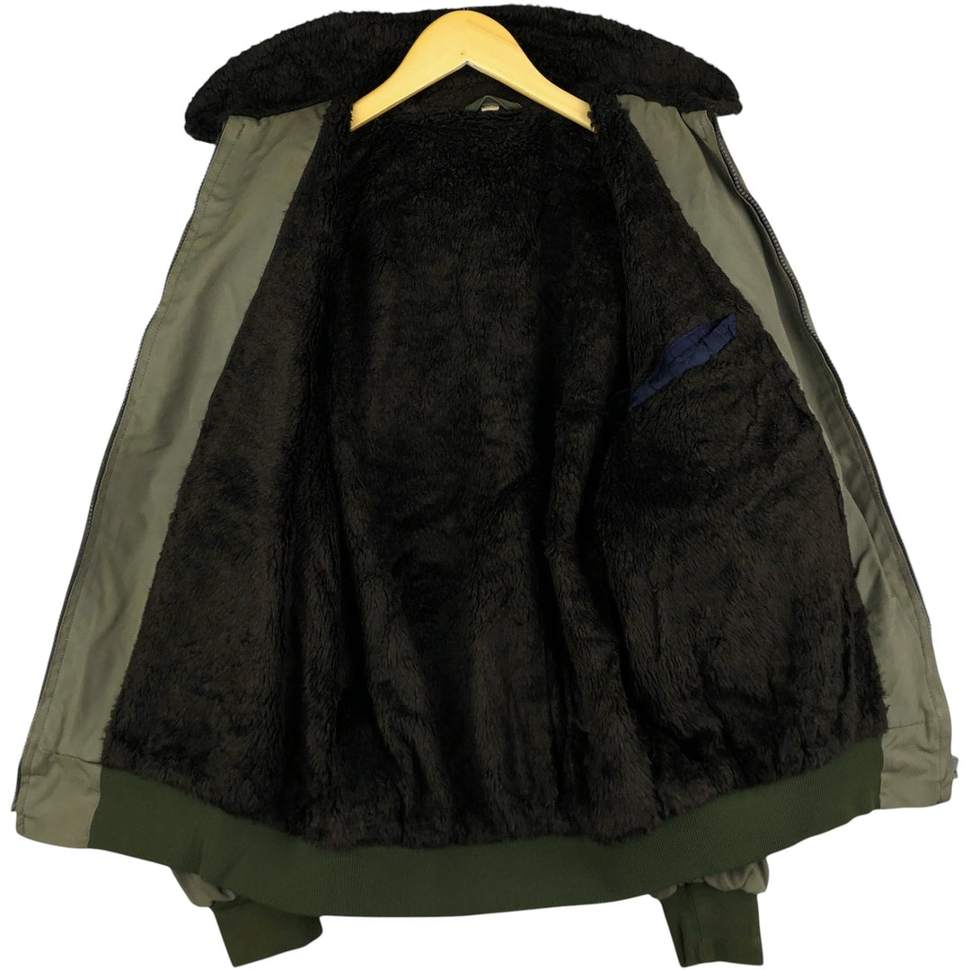 Military flight jacket, men's size L unclear Khaki type Vintage Second Hand