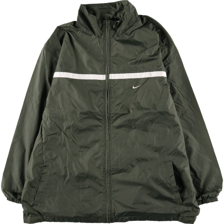 90'S Nike NIKE Nylon Jacket Men's XL Size Vintage Nylon green type Vintage Second Hand