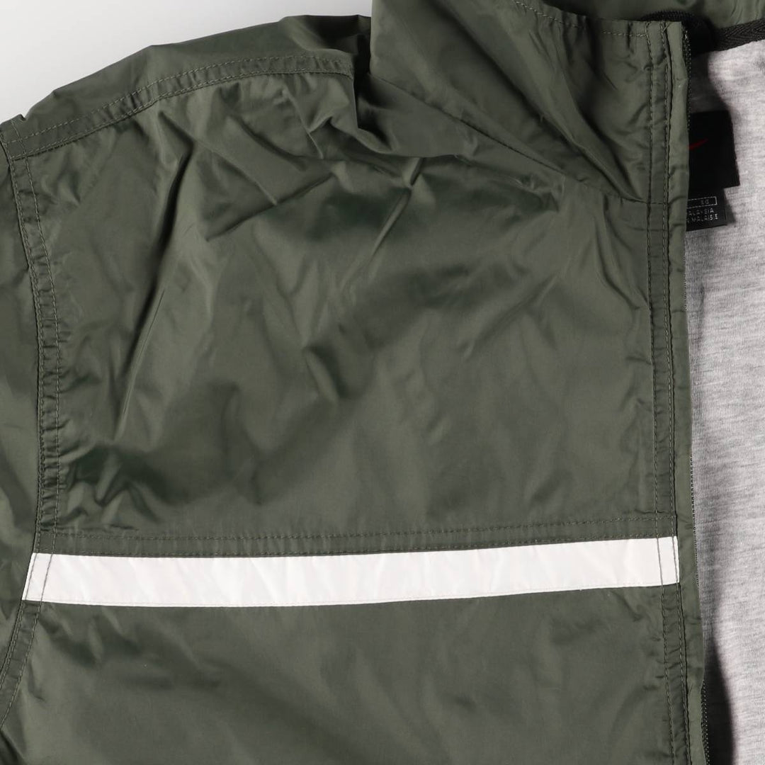 90'S Nike NIKE Nylon Jacket Men's XL Size Vintage Nylon green type Vintage Second Hand