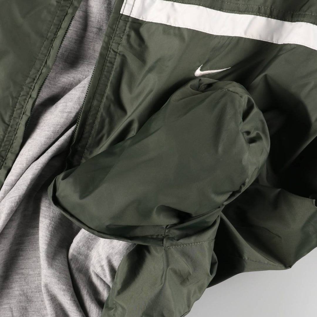 90'S Nike NIKE Nylon Jacket Men's XL Size Vintage Nylon green type Vintage Second Hand