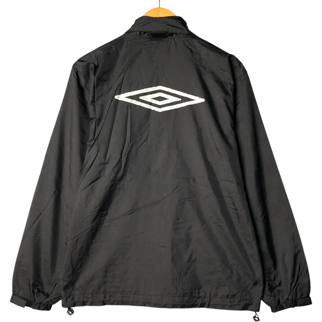 2000'S Umbro Back Logo Nylon Jacket, Men's Size Small polyamide red type Vintage Second Hand
