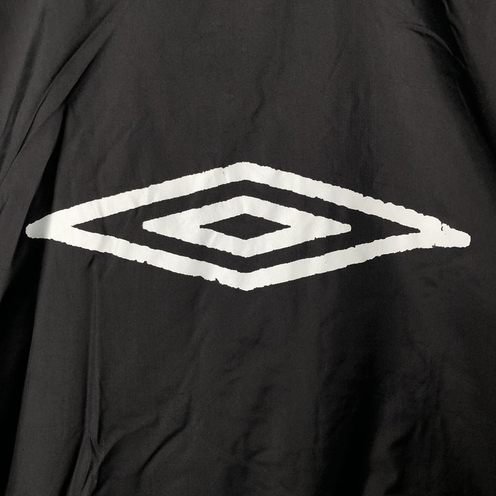 2000'S Umbro Back Logo Nylon Jacket, Men's Size Small polyamide red type Vintage Second Hand