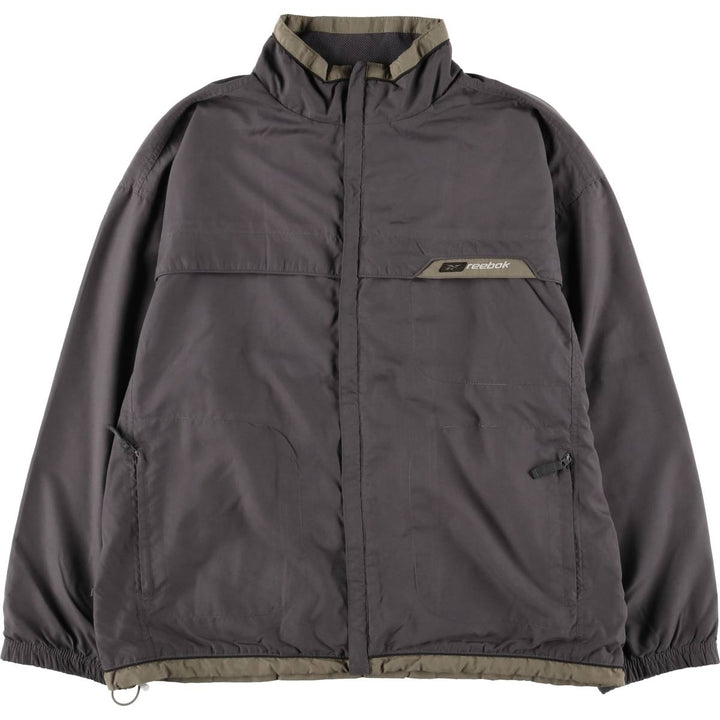 Reebok Nylon Jacket, Men's Size XS polyester gray type Vintage Second Hand