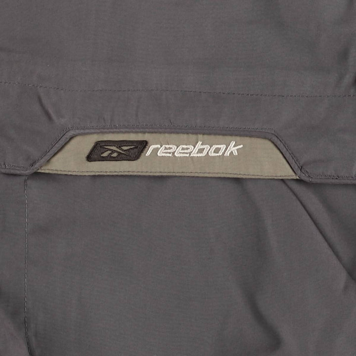 Reebok Nylon Jacket, Men's Size XS polyester gray type Vintage Second Hand