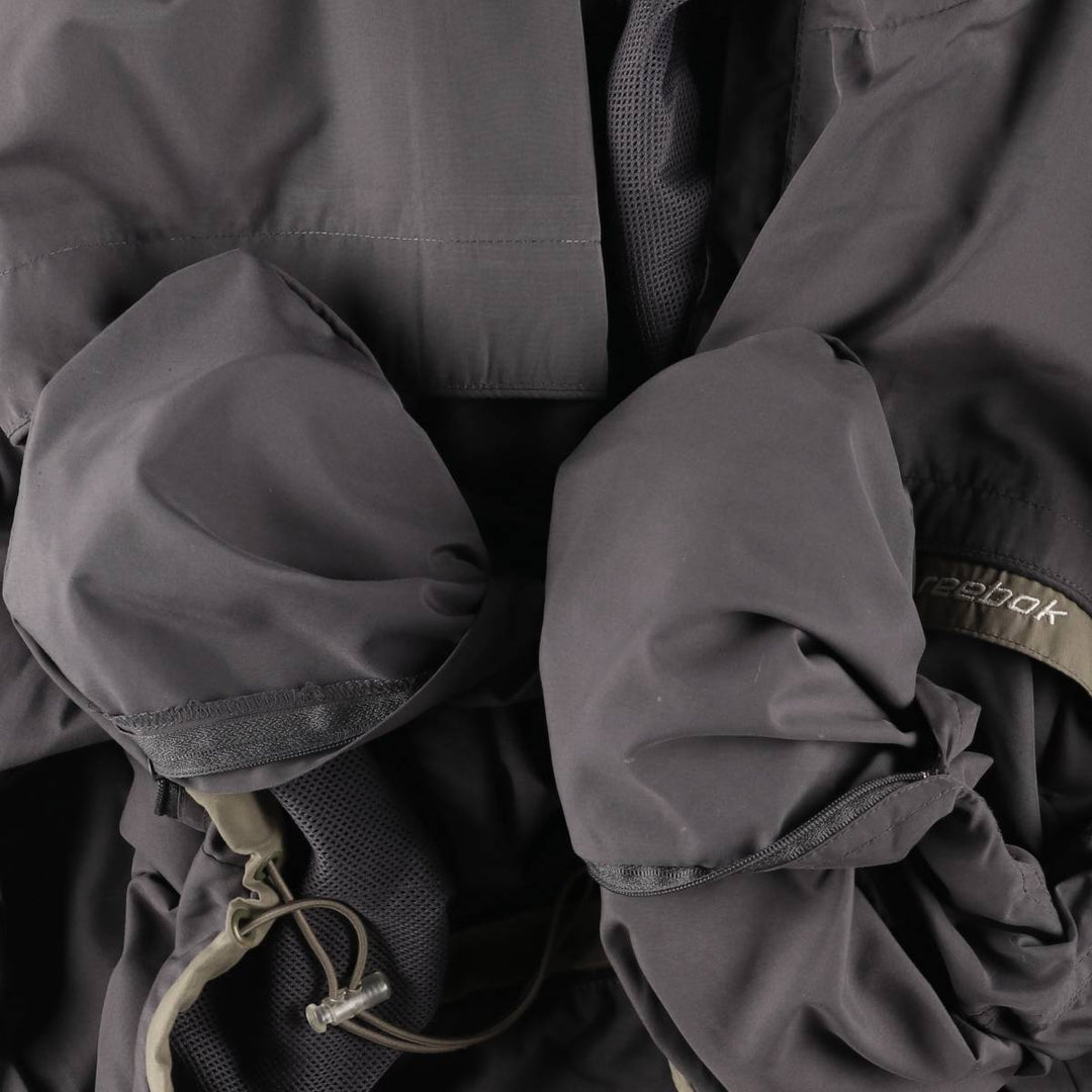 Reebok Nylon Jacket, Men's Size XS polyester gray type Vintage Second Hand