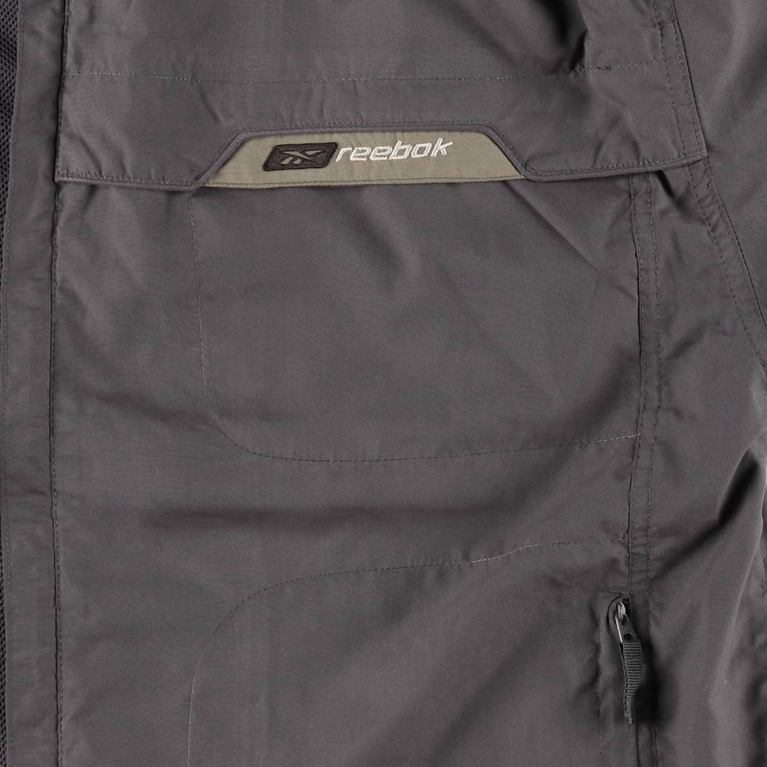 Reebok Nylon Jacket, Men's Size XS polyester gray type Vintage Second Hand