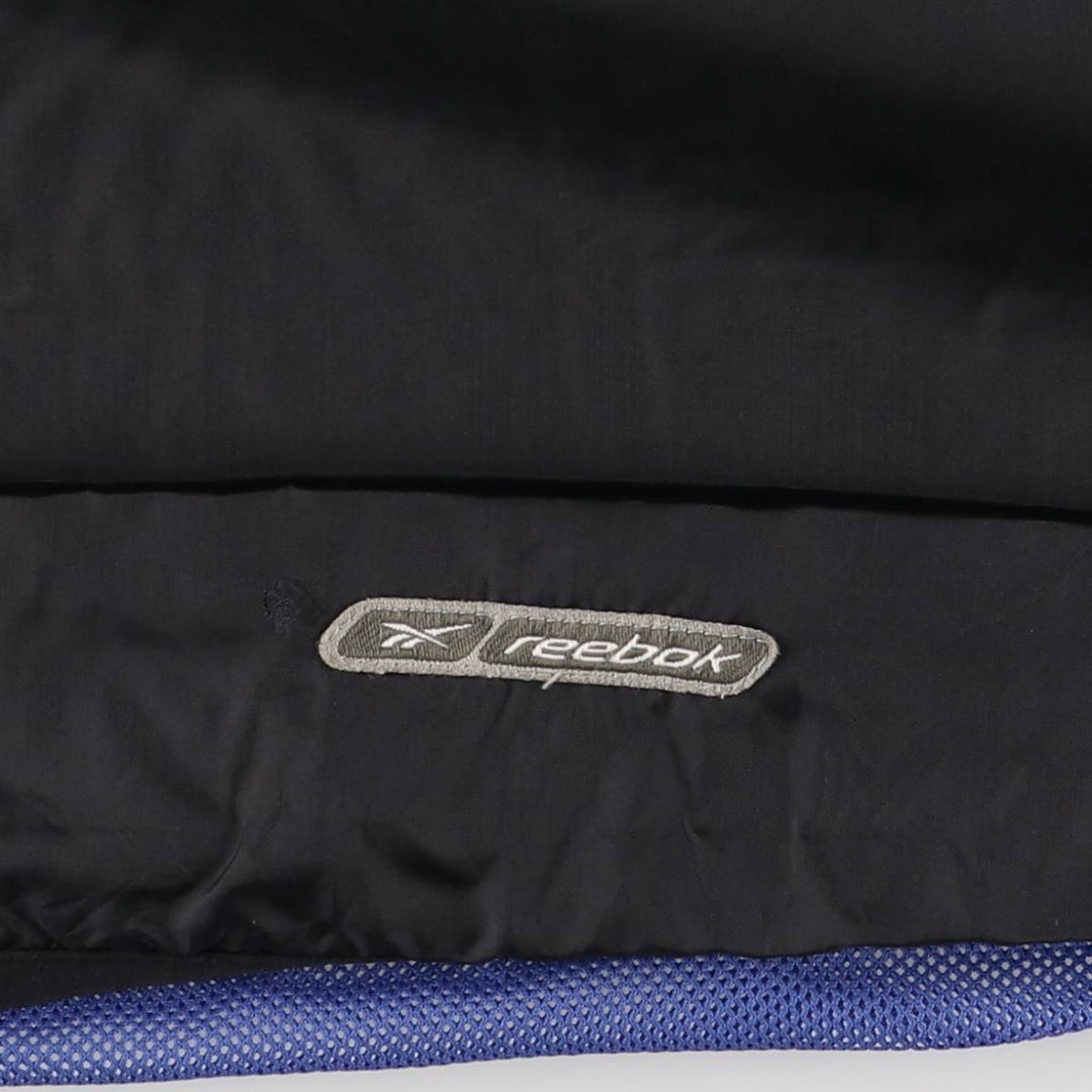 ~00'S Reebok nylon jacket, men's size M Nylon black type Vintage Second Hand