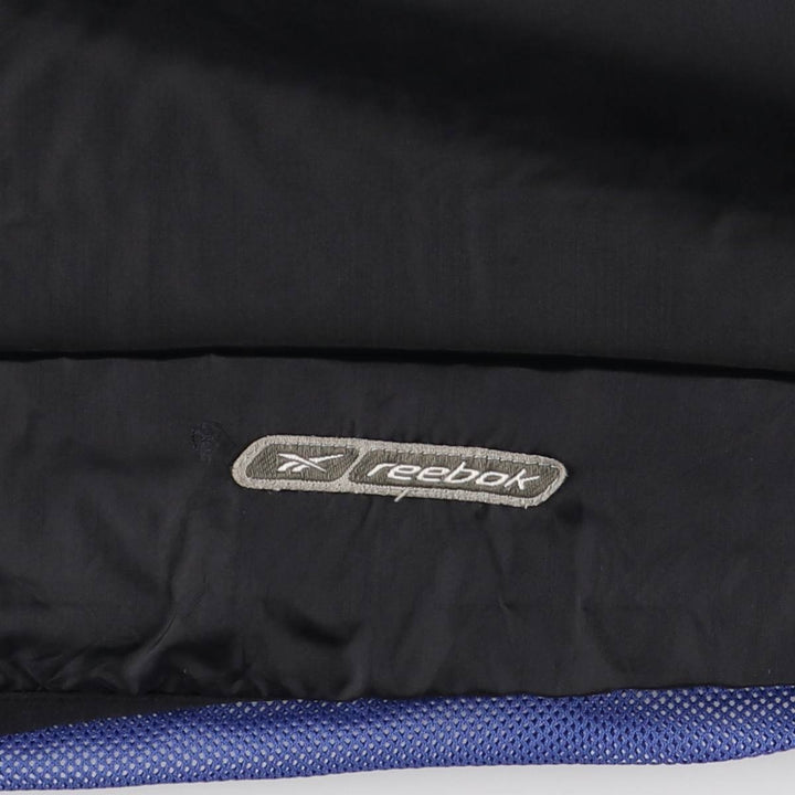 ~00'S Reebok nylon jacket, men's size M Nylon black type Vintage Second Hand