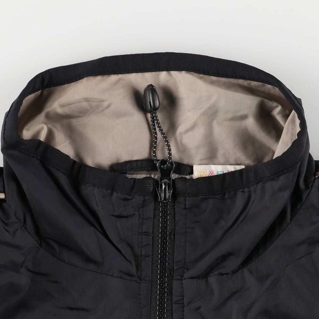 ~00'S Reebok nylon jacket, men's size M Nylon black type Vintage Second Hand