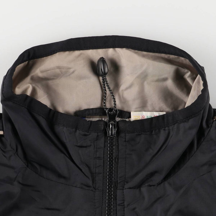 ~00'S Reebok nylon jacket, men's size M Nylon black type Vintage Second Hand