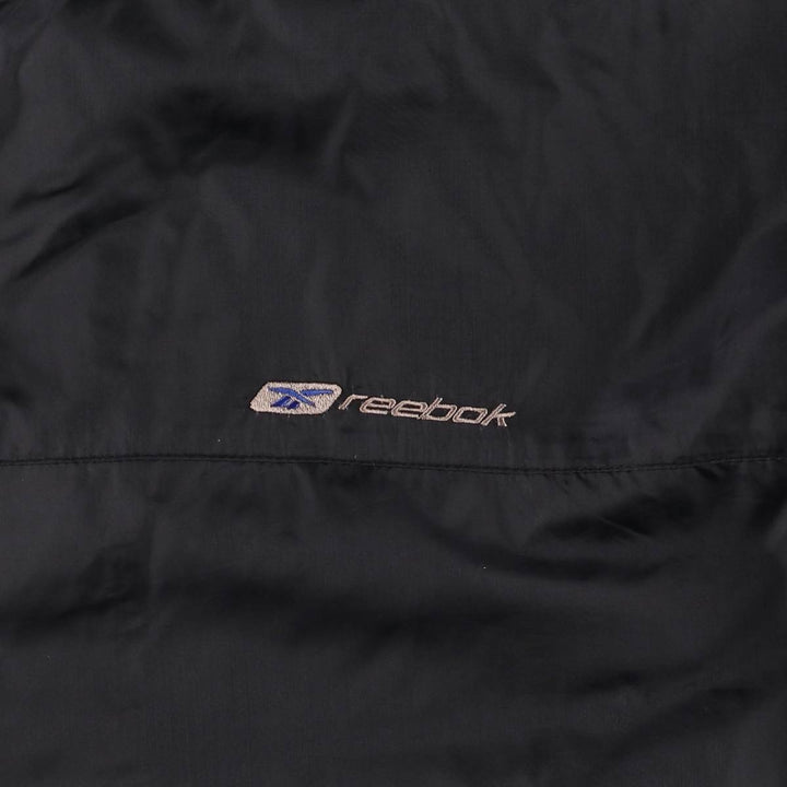 ~00'S Reebok nylon jacket, men's size M Nylon black type Vintage Second Hand