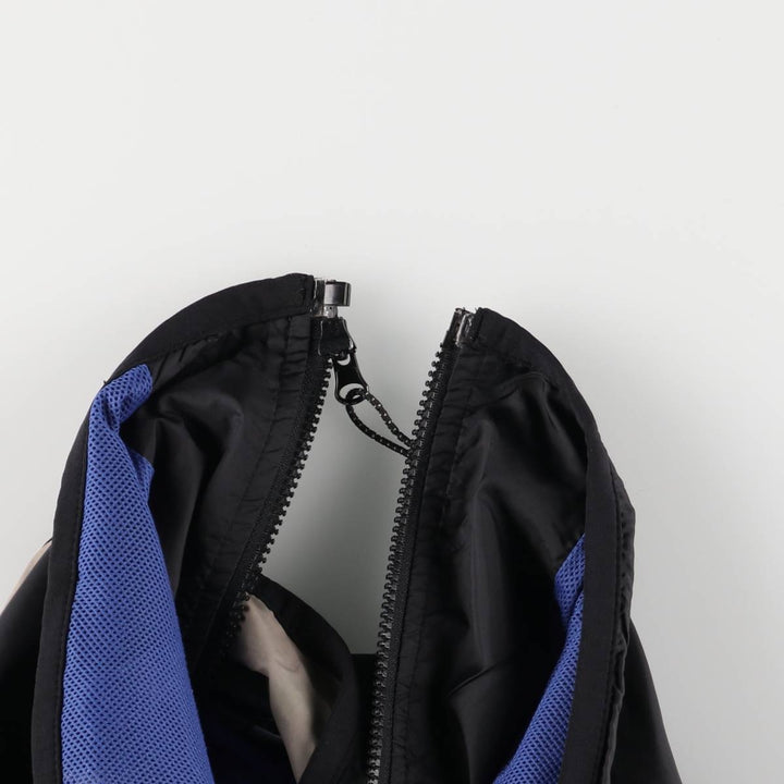 ~00'S Reebok nylon jacket, men's size M Nylon black type Vintage Second Hand