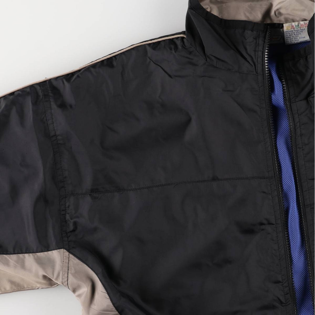~00'S Reebok nylon jacket, men's size M Nylon black type Vintage Second Hand
