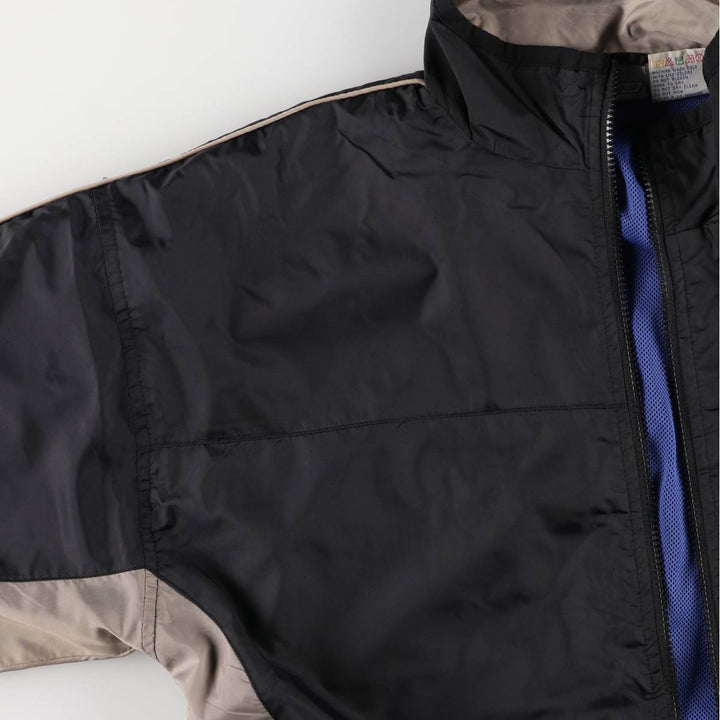 ~00'S Reebok nylon jacket, men's size M Nylon black type Vintage Second Hand