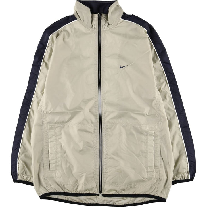 90'S Nike Windbreaker Men's Size L Vintage polyester Beige type Vintage Second Hand