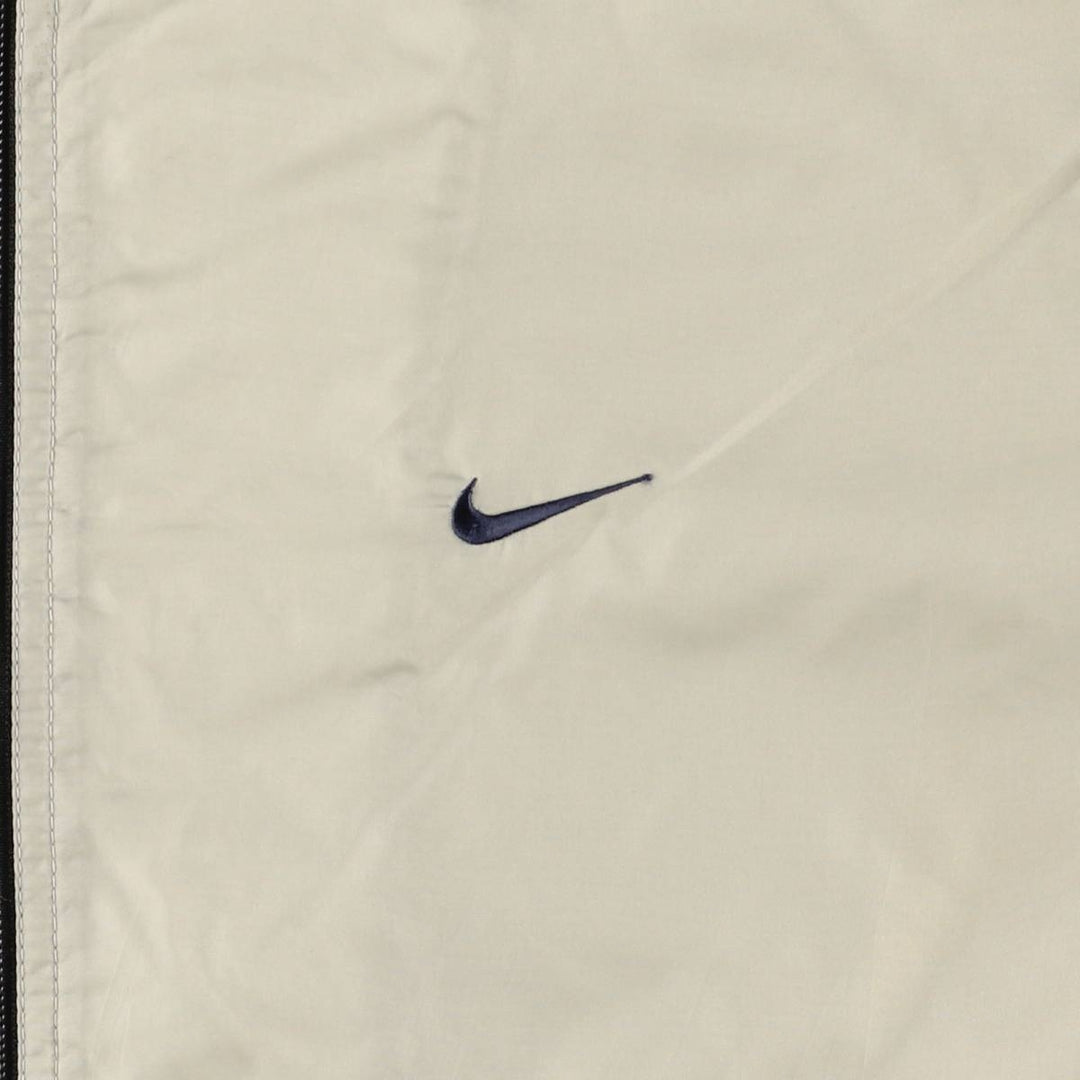 90'S Nike Windbreaker Men's Size L Vintage polyester Beige type Vintage Second Hand