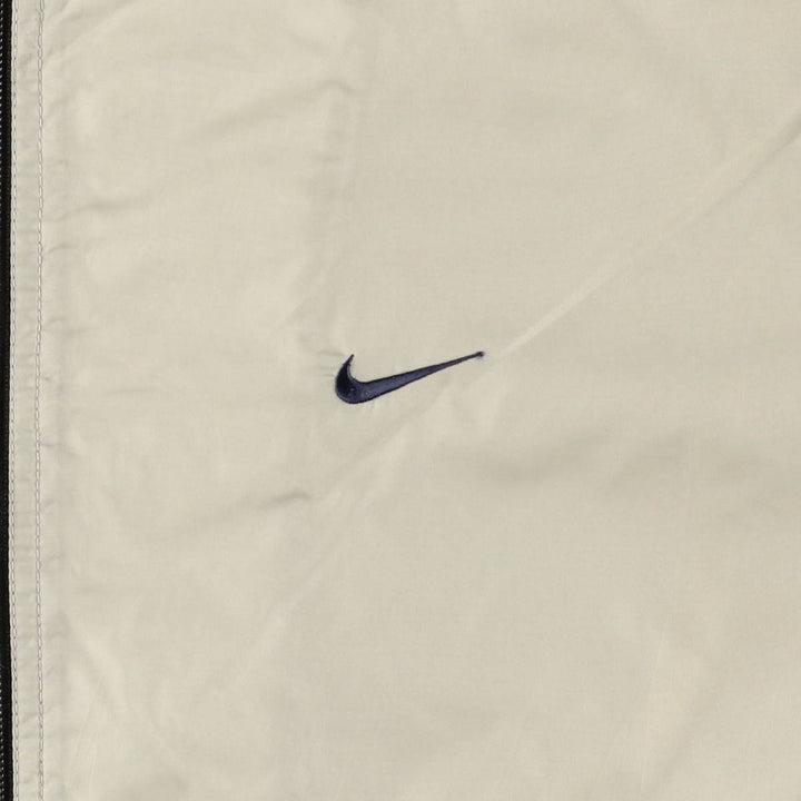 90'S Nike Windbreaker Men's Size L Vintage polyester Beige type Vintage Second Hand