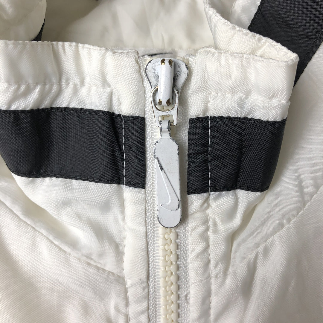 Vintage 90s-00'S Nike back logo windbreaker, men's size XL polyester white type Vintage Second Hand
