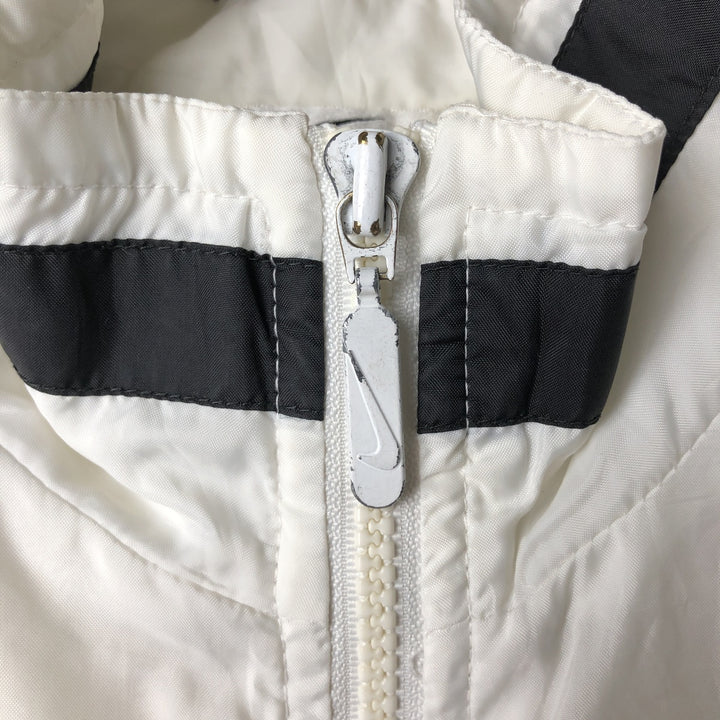Vintage 90s-00'S Nike back logo windbreaker, men's size XL polyester white type Vintage Second Hand