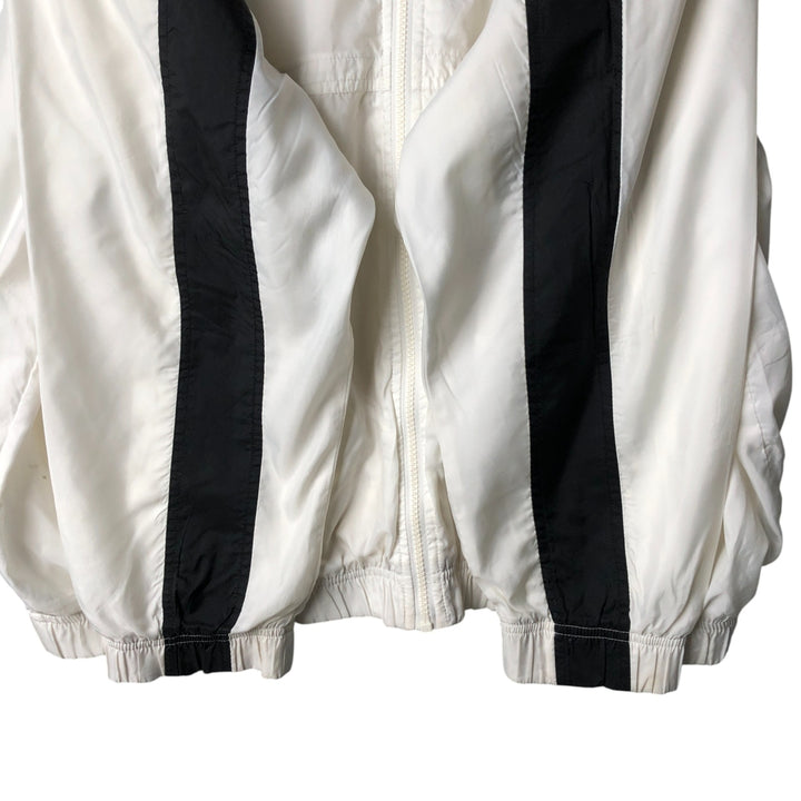 Vintage 90s-00'S Nike back logo windbreaker, men's size XL polyester white type Vintage Second Hand