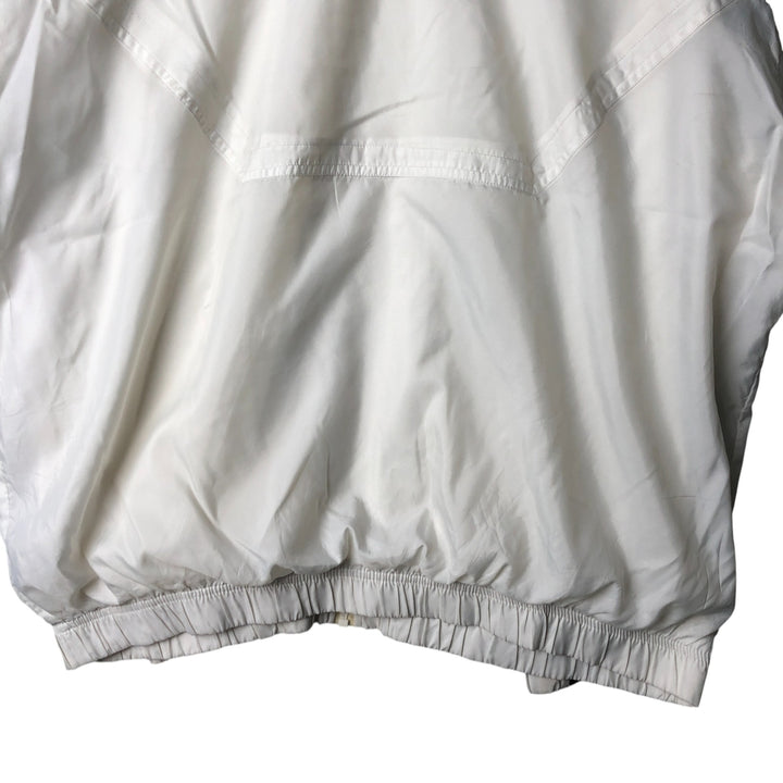 Vintage 90s-00'S Nike back logo windbreaker, men's size XL polyester white type Vintage Second Hand