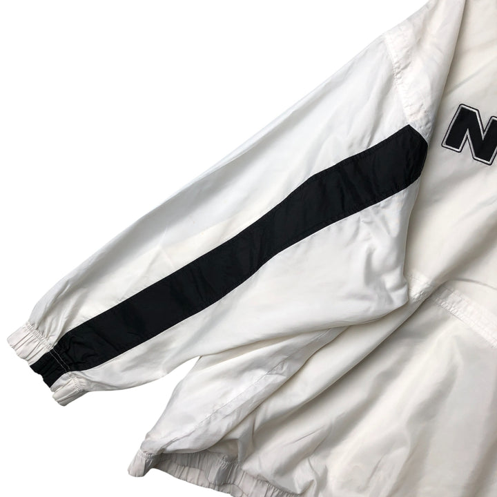 Vintage 90s-00'S Nike back logo windbreaker, men's size XL polyester white type Vintage Second Hand
