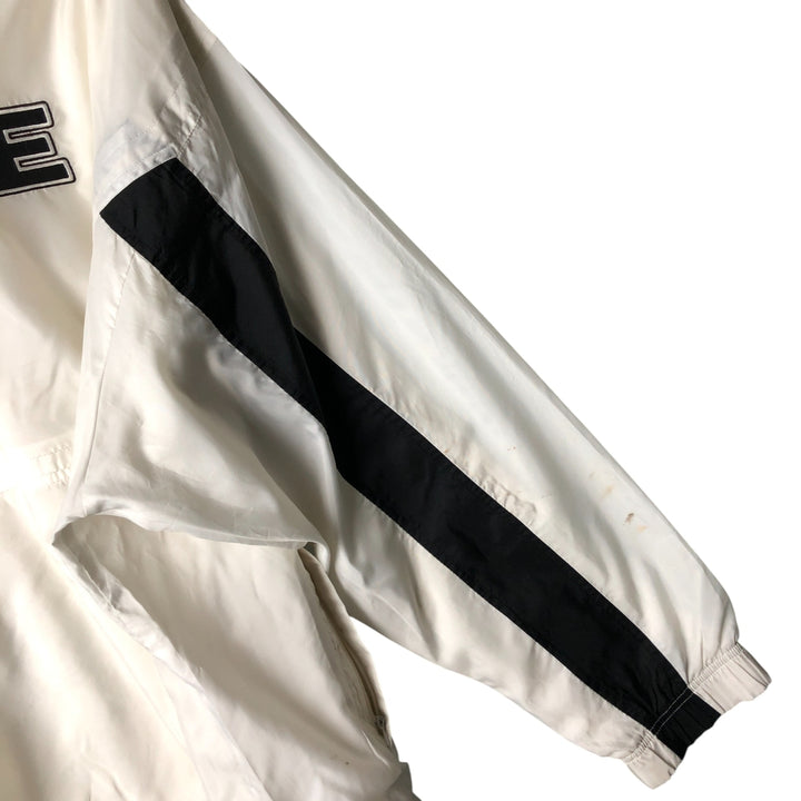 Vintage 90s-00'S Nike back logo windbreaker, men's size XL polyester white type Vintage Second Hand