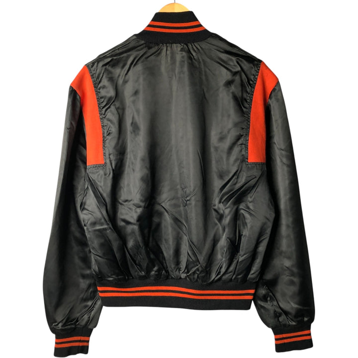 Vintage 90'S SHAIN Baltimore Orioles nylon stadium jacket, made in Canada, size L, men's Nylon black type Vintage Second Hand