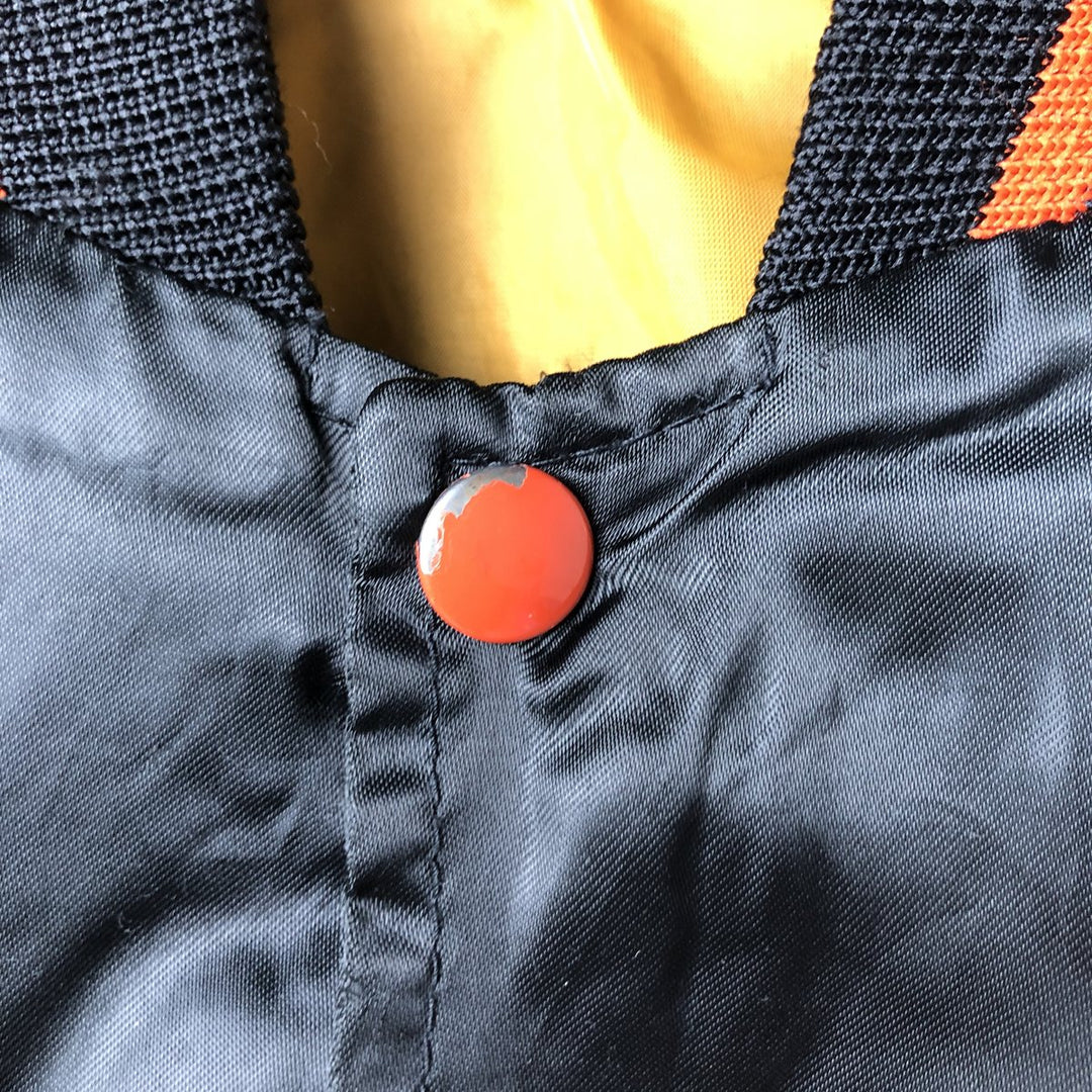 Vintage 90'S SHAIN Baltimore Orioles nylon stadium jacket, made in Canada, size L, men's Nylon black type Vintage Second Hand