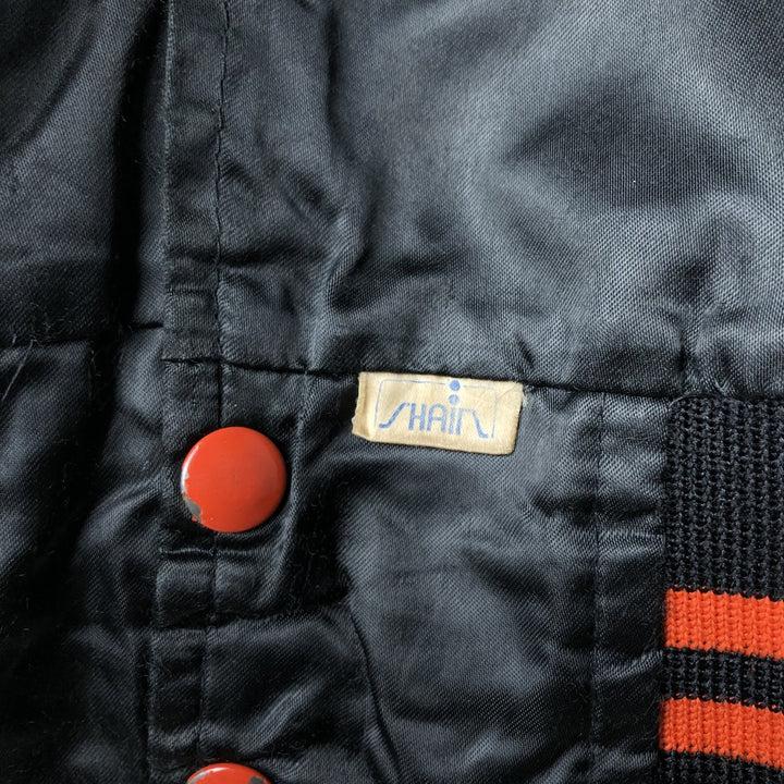 Vintage 90'S SHAIN Baltimore Orioles nylon stadium jacket, made in Canada, size L, men's Nylon black type Vintage Second Hand