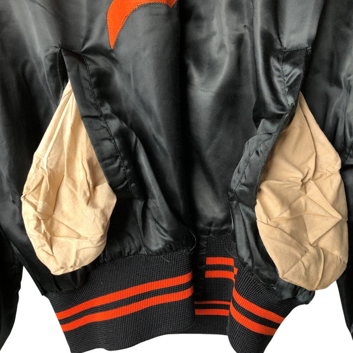 Vintage 90'S SHAIN Baltimore Orioles nylon stadium jacket, made in Canada, size L, men's Nylon black type Vintage Second Hand