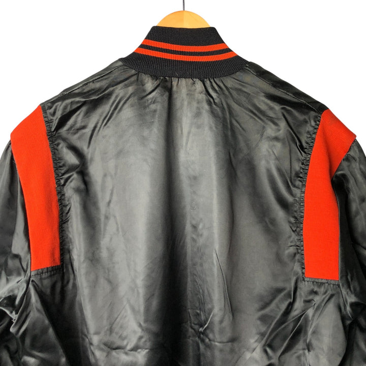 Vintage 90'S SHAIN Baltimore Orioles nylon stadium jacket, made in Canada, size L, men's Nylon black type Vintage Second Hand