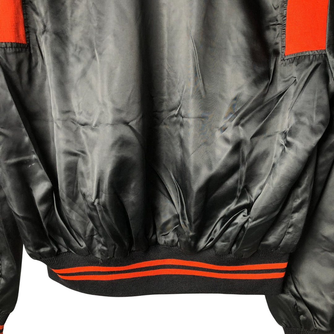 Vintage 90'S SHAIN Baltimore Orioles nylon stadium jacket, made in Canada, size L, men's Nylon black type Vintage Second Hand