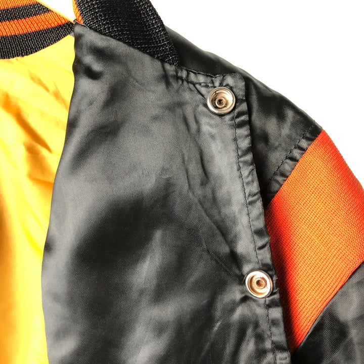 Vintage 90'S SHAIN Baltimore Orioles nylon stadium jacket, made in Canada, size L, men's Nylon black type Vintage Second Hand