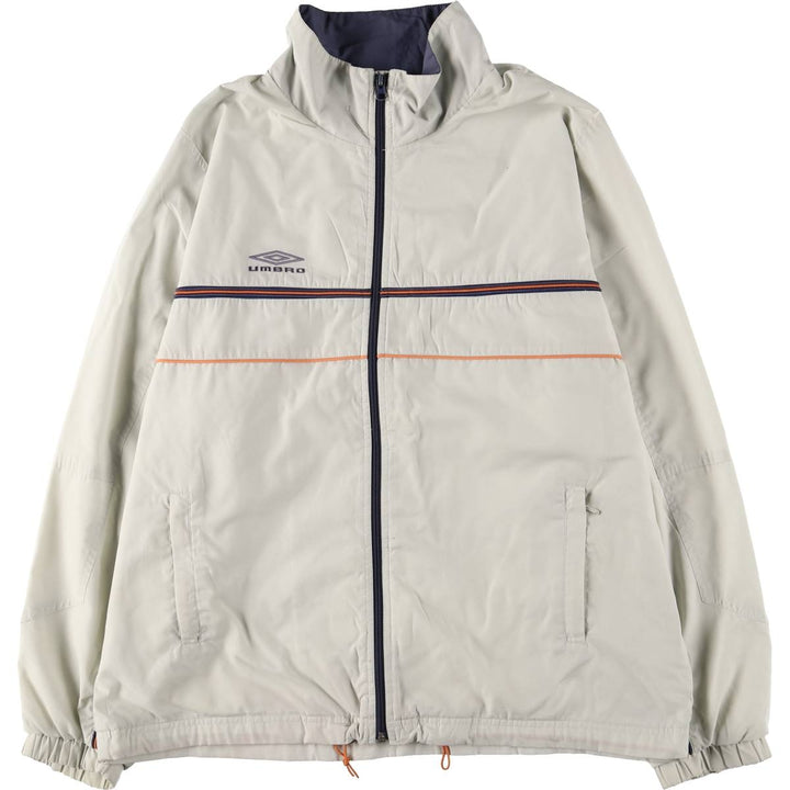 90'S Umbro Windbreaker Men's XL Vintage polyester white type Vintage Second Hand